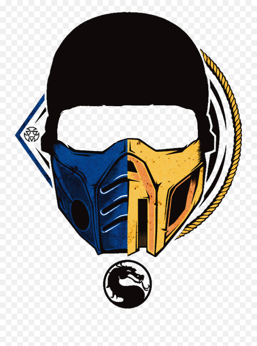 Mortal Kombat Scorpion Mask Photo Clipart - Full Size Scorpion Mortal Kombat Mask Png,Mortal Kombat 3 Logo