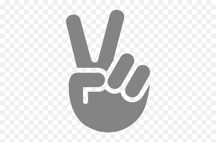 Victory Hand - Victory Hand Emoji Png,Peace Sign Emoji Png