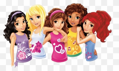Lego Friends Portraits Transparent Png