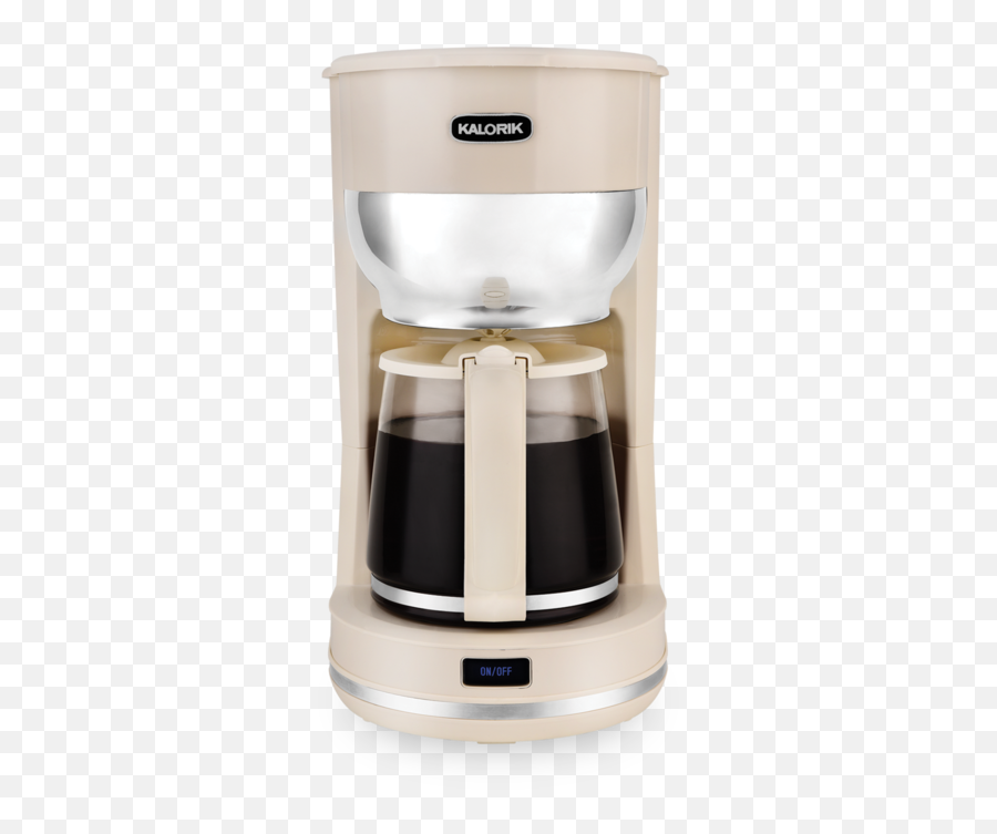 Kalorik 10 Cup Retro Coffee Maker Cream - Retro Coffee Maker Png,Coffee Pot Png