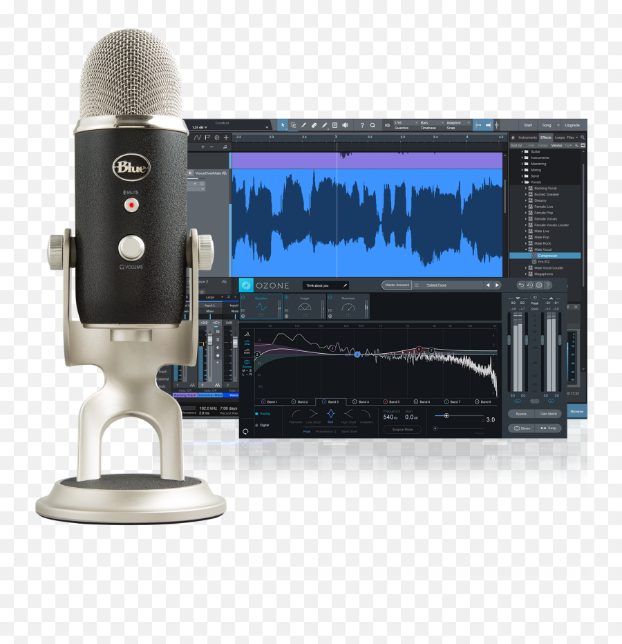 Blue Microphones Yeti Pro Studio Png - Blue Mic Yeti Pro Studio Pack,Blue Yeti Png