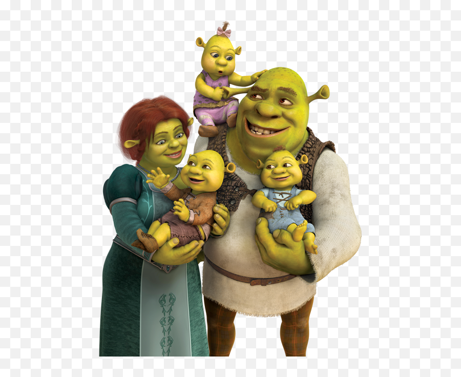Shrek Png Images - Shrek Family,Donkey Shrek Png