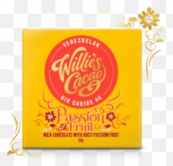Milk Chocolate With Juicy Passion Fruit 50g - Calligraphy Png,Passion Fruit Png