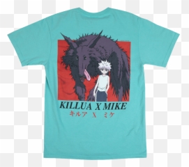 Hunter X Killua Mike Mint Tee Png Transparent