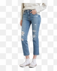 Categorias - Jeans Levis Media Pierna Mujer png