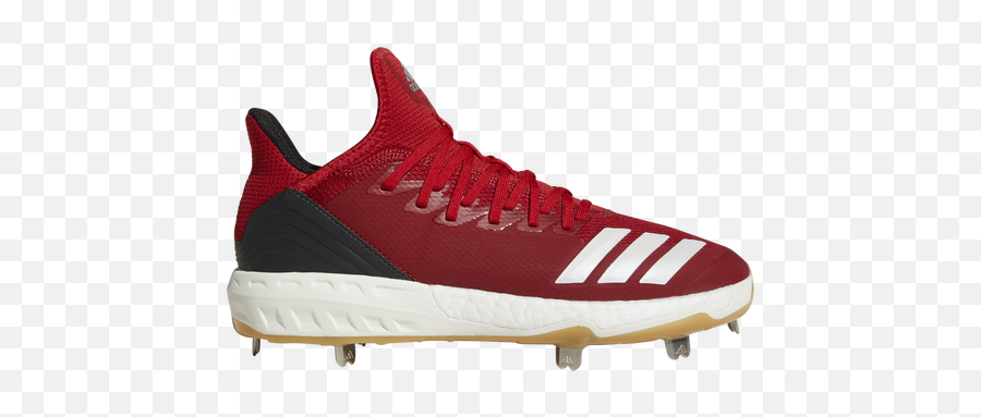 Adidas Boost Icon 4 Gum - Menu0027s Metal Cleats Shoes Red White Gum Adidas Png,Gauntlet Icon