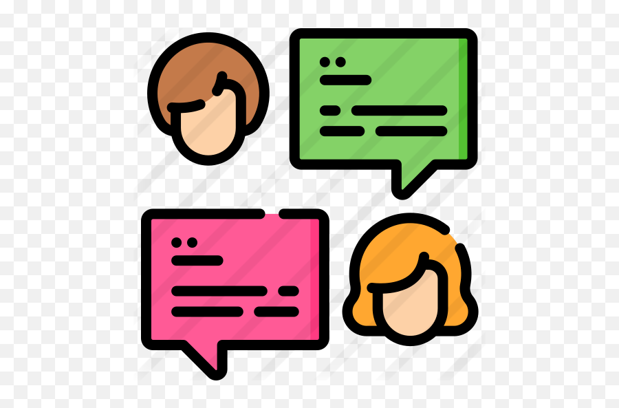 Chatting - Icono De Chat Png,People Chatting Icon