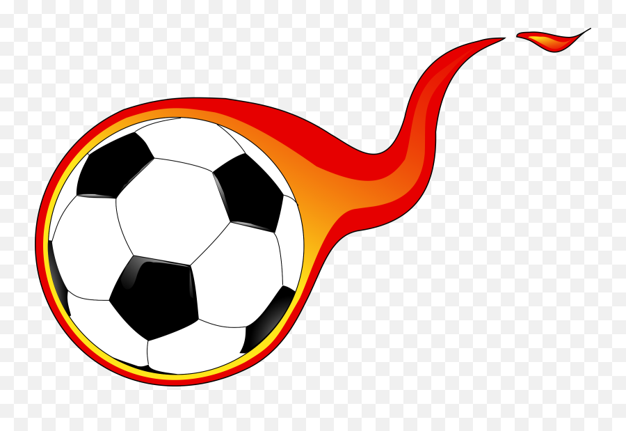 Flaming Soccer Ball 01 - Free Soccer Clipart Png,Soccer Ball Transparent