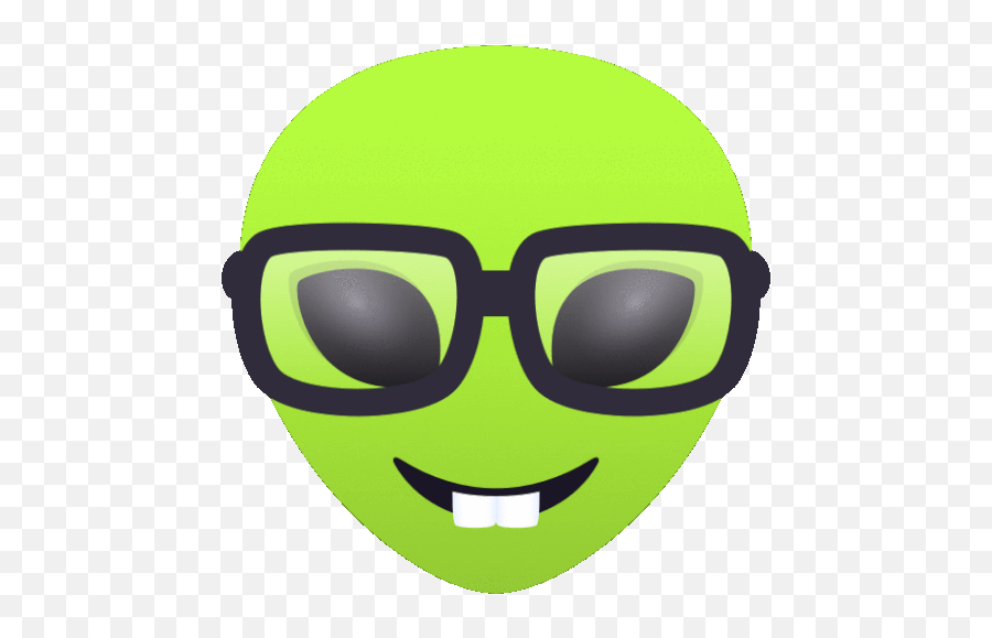 Nerdy Alien Gif - Nerdy Alien Joypixels Discover U0026 Share Gifs Del Liceo Aduanero Png,Nerd Glasses Icon