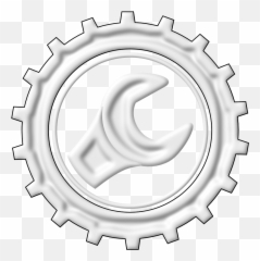 Wrench Tool Settings Spanner Gear - Coaster Bot Logo png