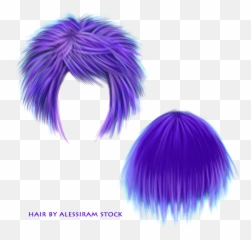 Download Free Short Hair Image Icon Favicon - Girl Png Purple