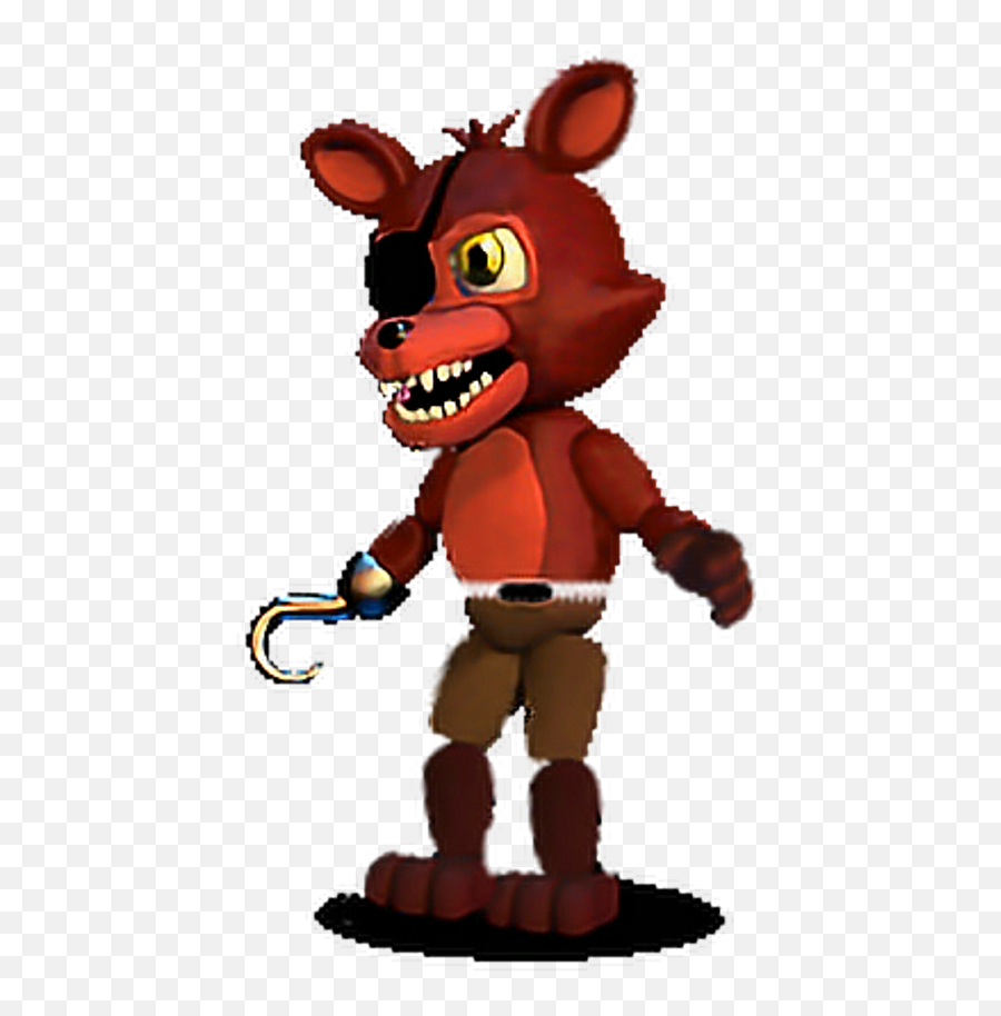 Unwithered Foxy In Fnaf World Clipart - Fnaf World Withered Foxy Png,Foxy Transparent
