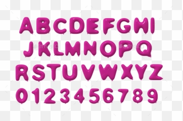 Balloon Alphabet - Art Png,Alphabet Png
