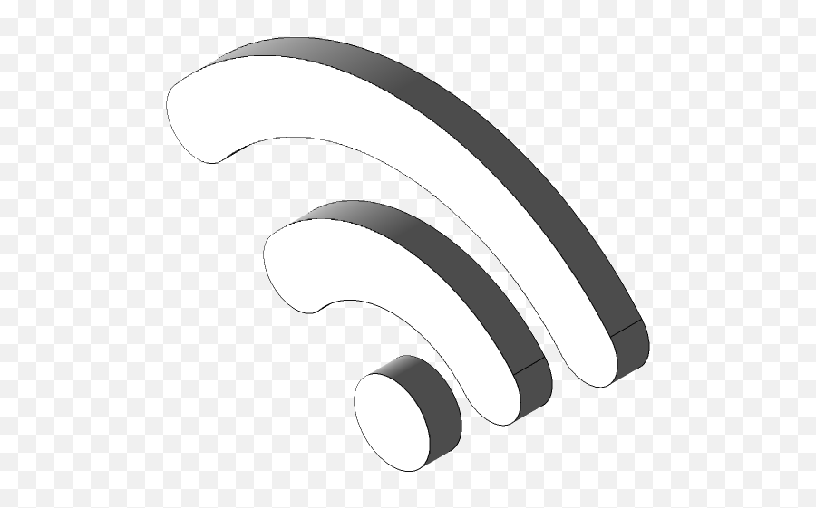 Wi Fi Logo 3d Cad Model Library Grabcad - Language Png,Wifi Icon Hider