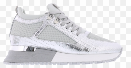 Order Diver 20 Silver Croc Sneakers Transparent PNG