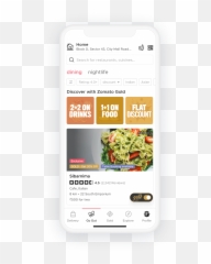 Zomato - Mobile Phone png