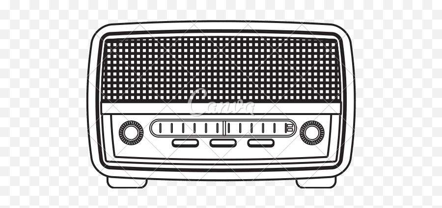 Antique Radio Stereo Icon - Canva Grille Png,Stereo Icon