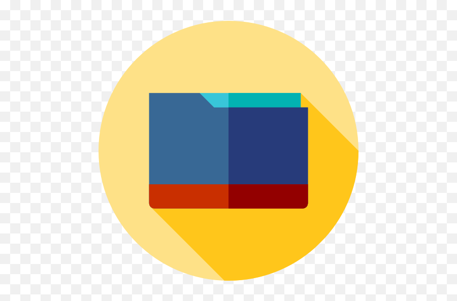 Folder Interface Storage File Data - Folders Vector Circle Png,The Office Folder Icon