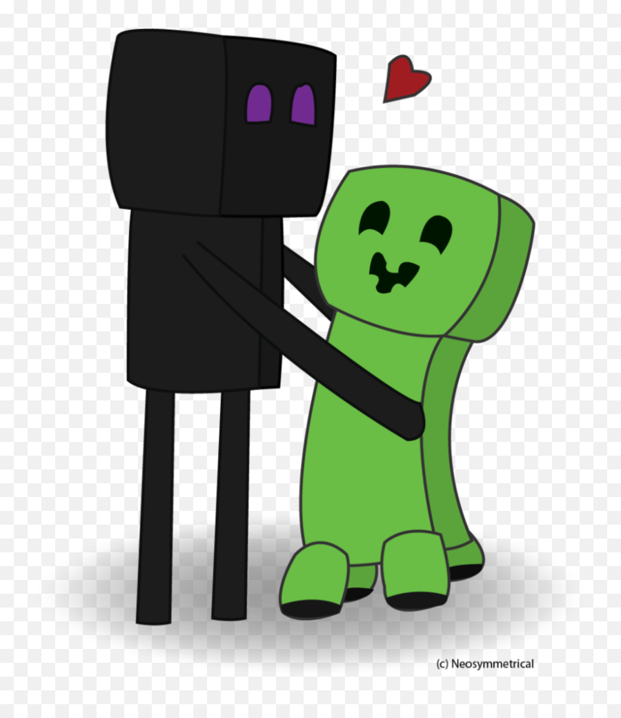 Creepers Just Wanna Have Hugs By Xxnerukaxx - Minecraft Minecraft Enderman Holding Creeper Png,Minecraft Enderman Png