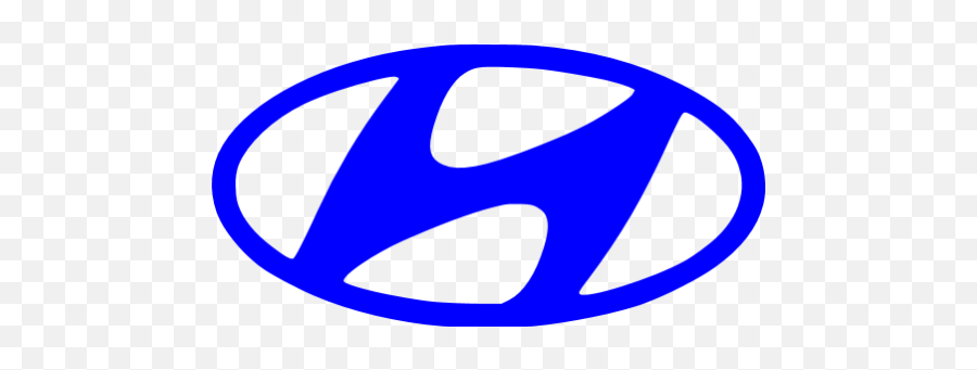 Blue Hyundai Icon - Free Blue Car Logo Icons Hyundai Logo Svg Png,Free Vector Folder Icon