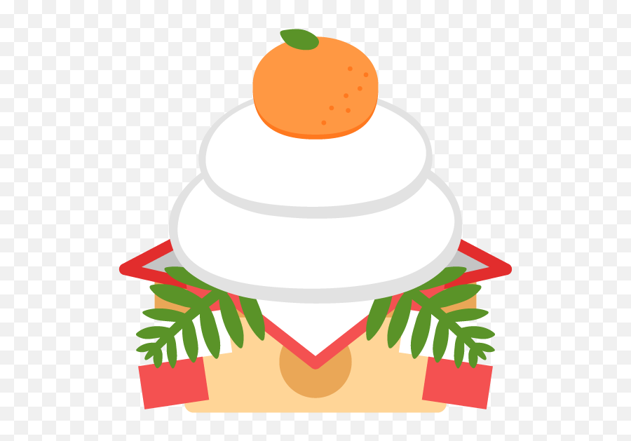 Japanese New Year Round Rice Cake Free Png And Vector - New Year Mochi Png,New Year Icon Vector
