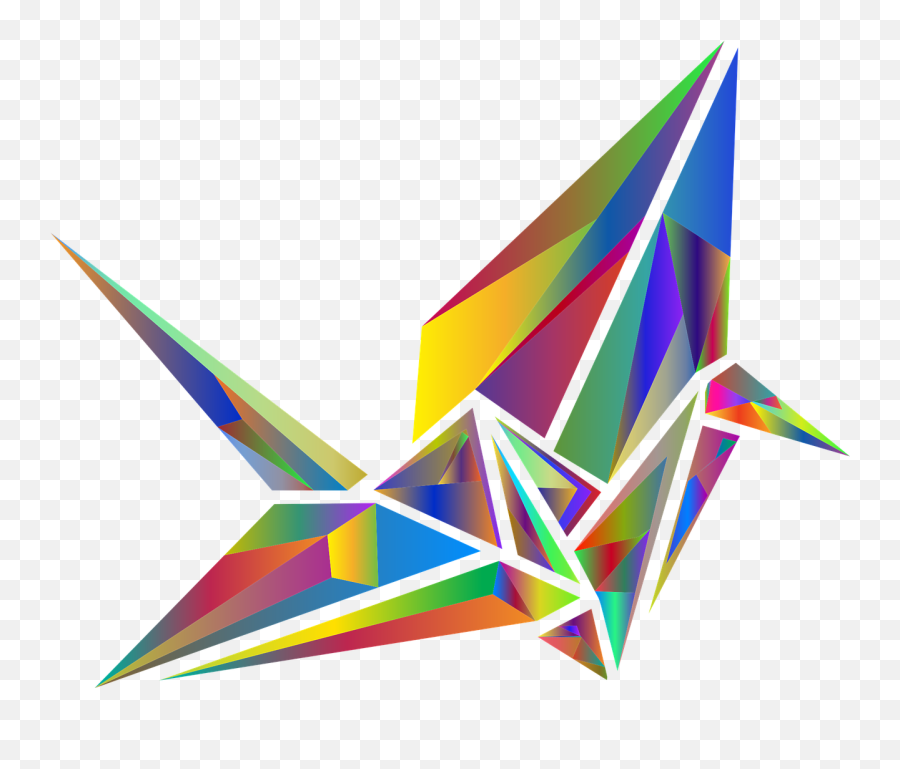 Origami Bird Folded - Free Vector Graphic On Pixabay Illustration Png,Japanese Clouds Png