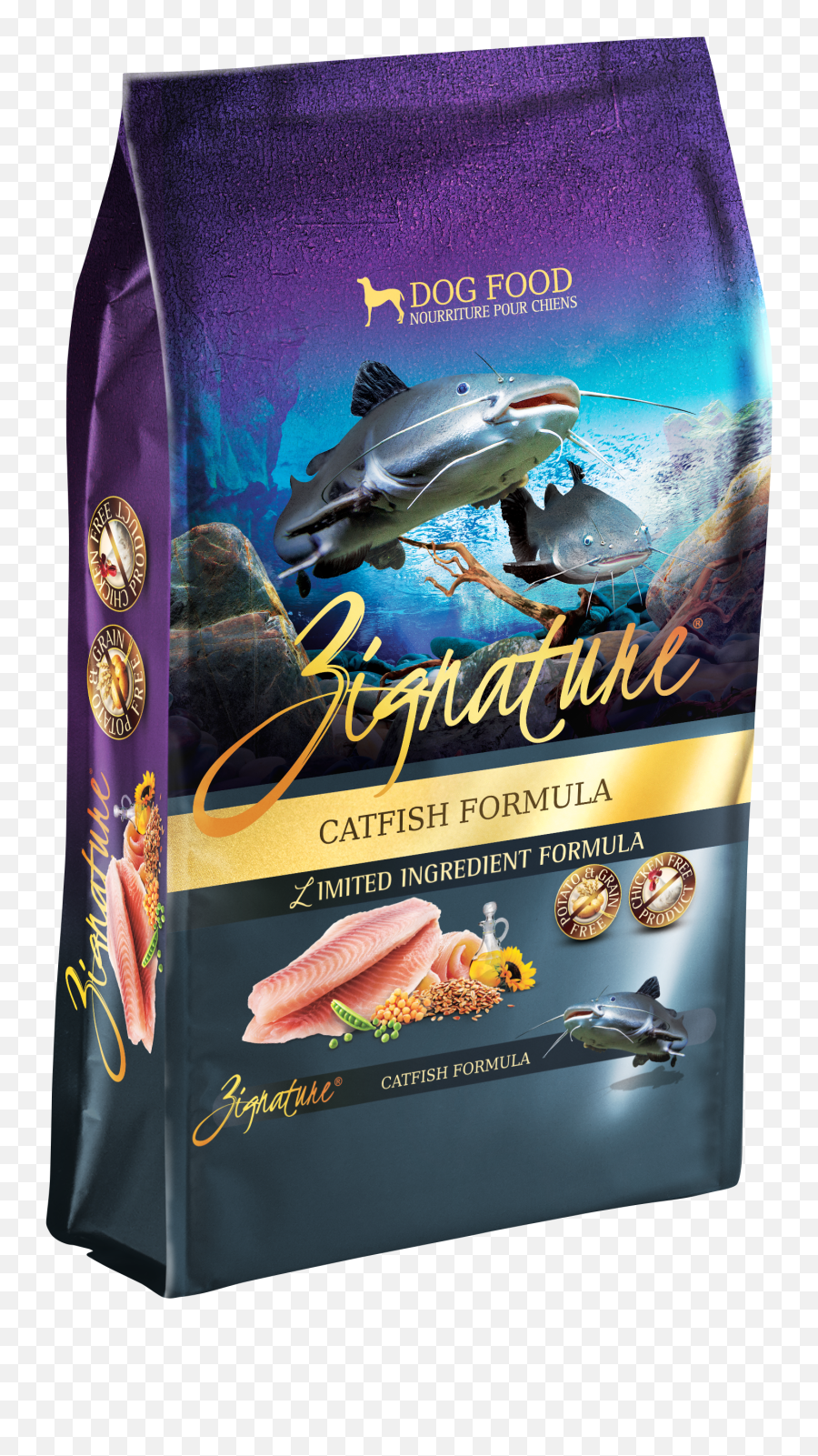 Catfish Formula - African Grey Clipart Full Size Clipart Zignature Dog Food Lamb Ingredients Png,Catfish Png