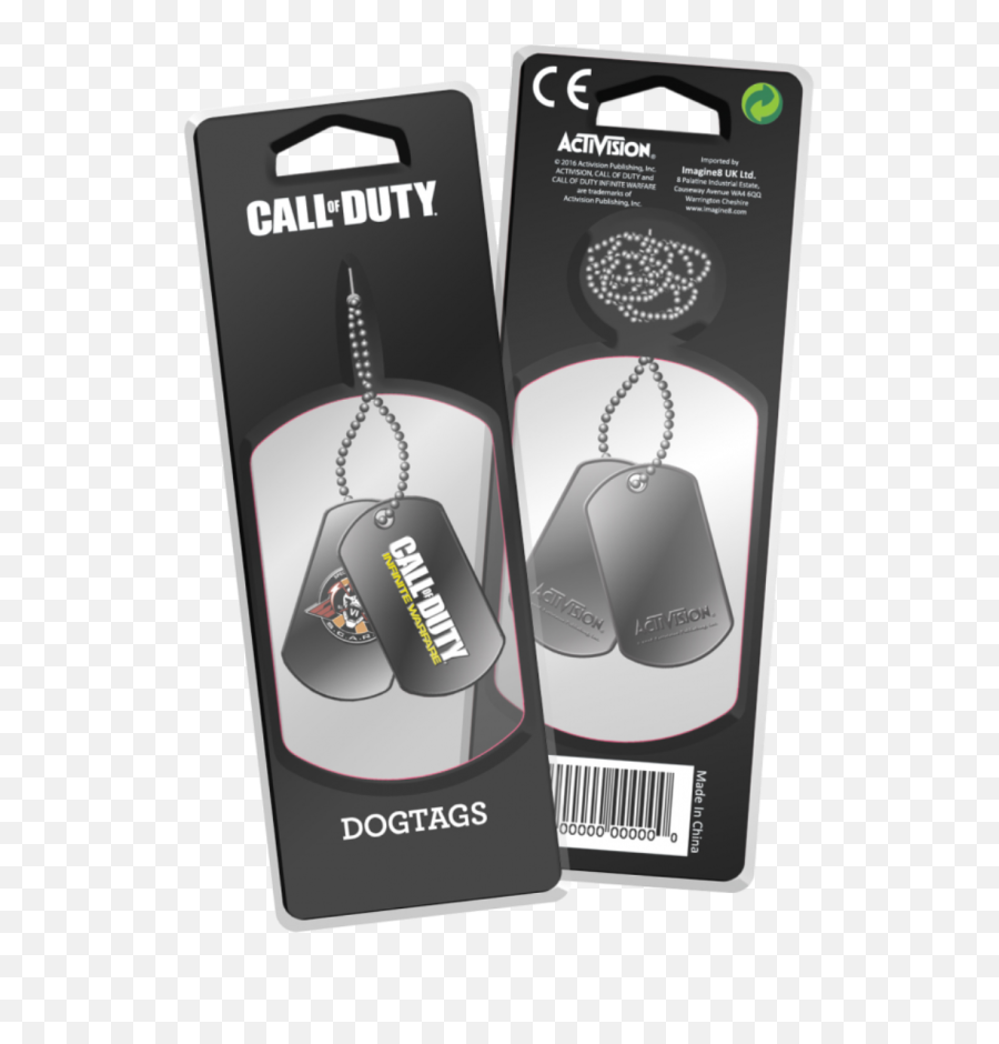 New Official Call Of Duty Dog Tags Infinite Warfare Cod Sealed Activision Ww2 - Call Of Duty Png,Cod Ww2 Logo