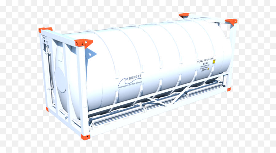 Bofort Offers Rental Services For 20 Ft Cryogenic Iso Tank - 20ft Adr Tank Container Vacuum Png,Tank Transparent Background