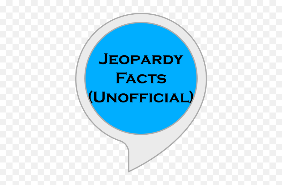 Amazoncom Jeopardy Facts Unofficial Alexa Skills - Circle Png,Jeopardy Png