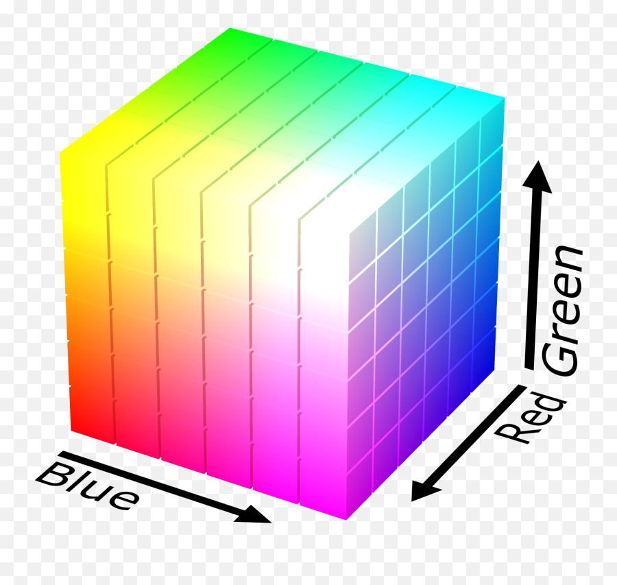 Rgb Color Solid Cube - Rgb Color Space Opencv Png,Cube Transparent Background