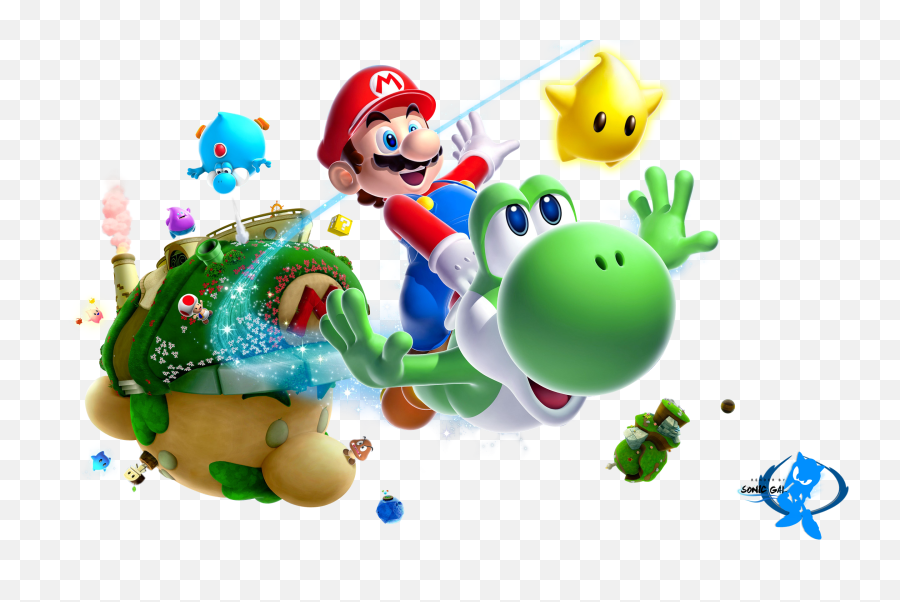 Download Super Mario Galaxy 2 Png Banner Transparent - Mario Super Mario Galaxy Png,Mario Transparent