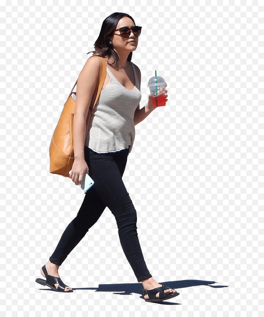 Download Texture People Walking - Girl Png Image With No Alpha Channel Images Png,Girl Walking Png
