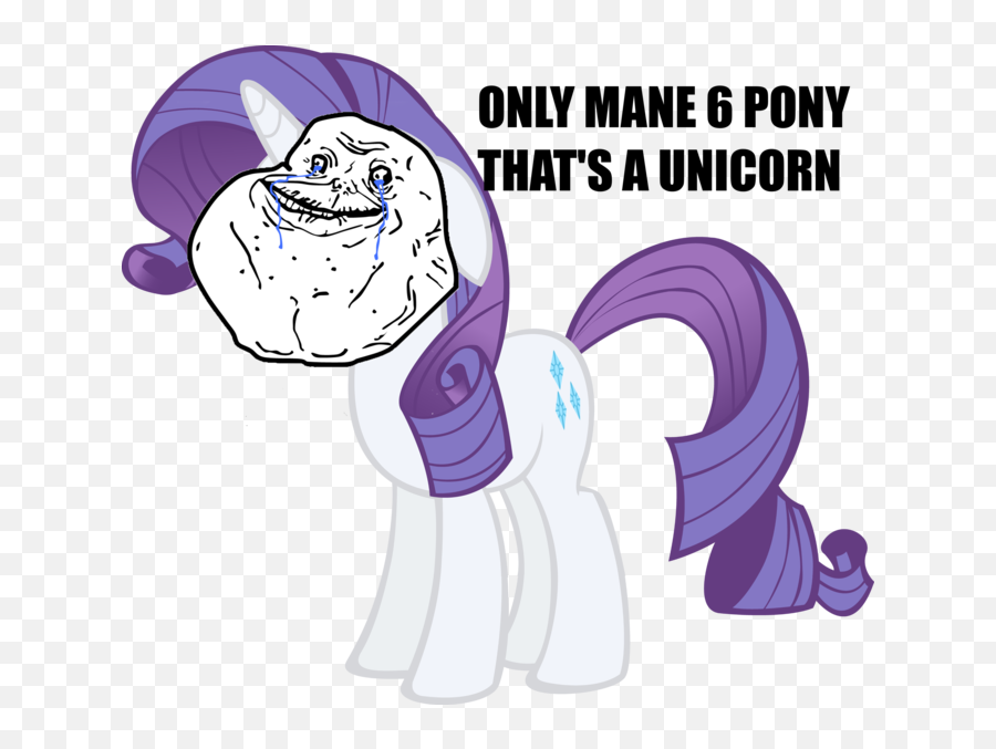 Pony Rarity Twilight Sparkle Pinkie Pie - Twilight Sparkle Mlp Fim Memes Png,Forever Alone Png
