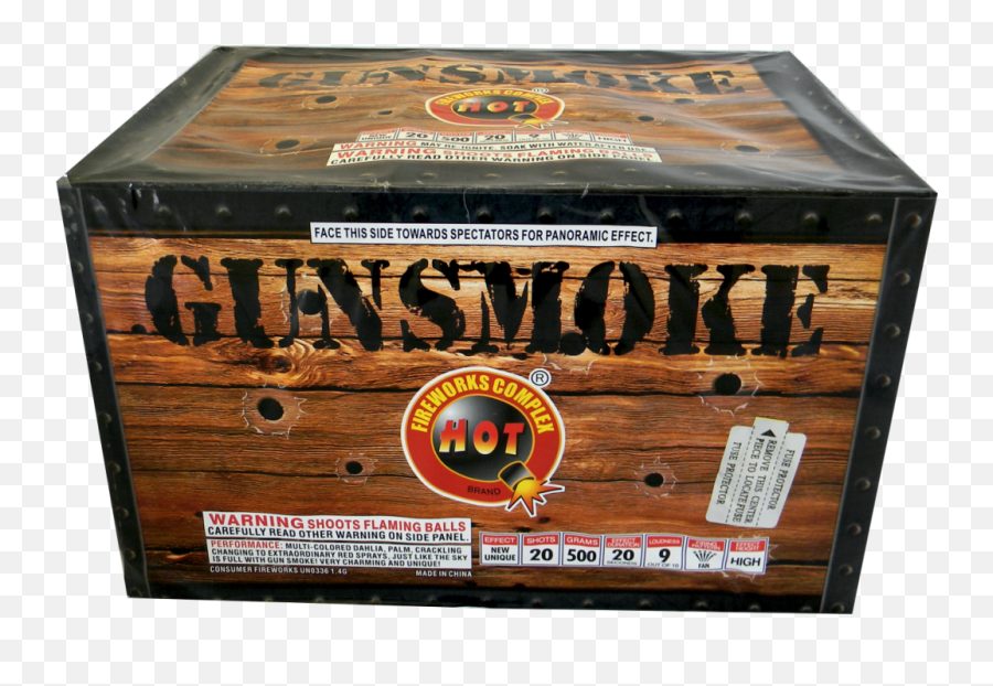 Gunsmoke U2013 20 Shot - Box Png,Gun Smoke Png
