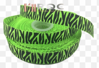 Green Zebra Grosgrain Ribbon 78 - Tiger Striped Rqc Supply Handbag Png,Tiger Stripes Png