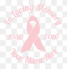 Loving Memory Ribbon Sticker - Poster png