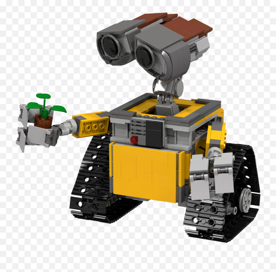 Download Hd Built And Rendered Wallu2022e In Lego Digital Designer Png Wall - e Png
