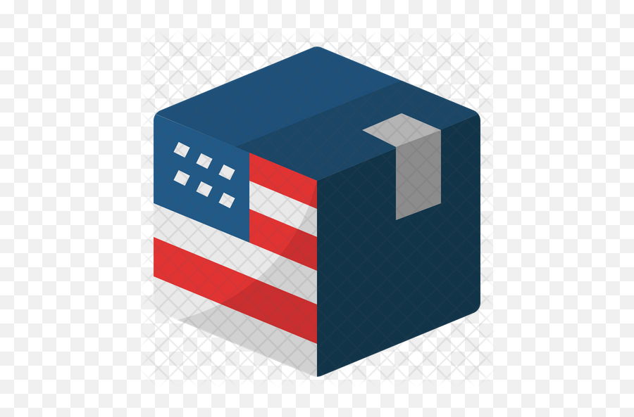 Made In Usa Icon Of Flat Style - Box Png,Made In Usa Png