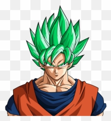 Download Dragon Ball Z Goku Super Saiyan Blue Png Image With - Hair