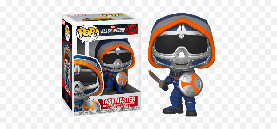 Black Widow 2020 - Taskmaster With Shield Pop Vinyl Figure Funko Pop Black Widow Movie Png,Natasha Romanoff Png