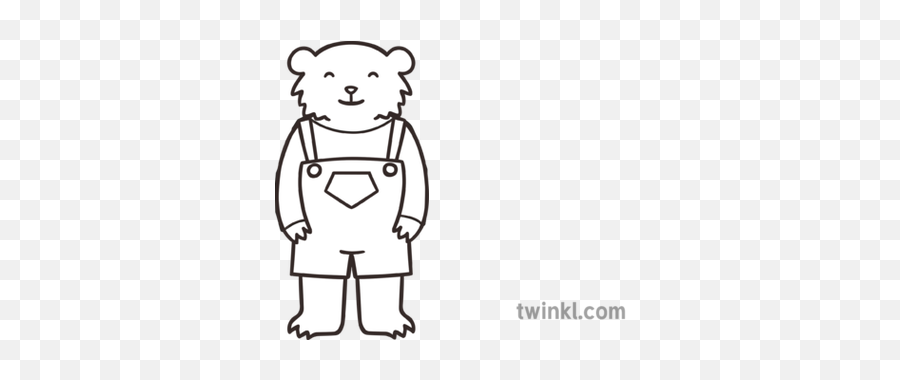 Baby Bear Illustration - Twinkl Take Off Clothes Cartoon Png,Baby Bear Png