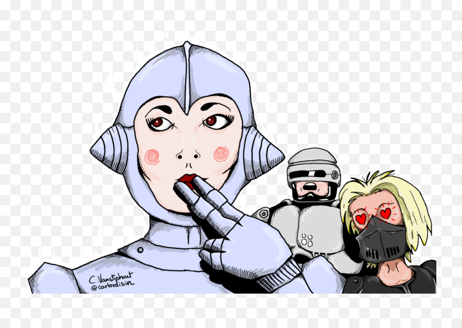 Download Hd Female Robocop Rip - Offs Transparent Png Image Robocop Female Cop,Robocop Png