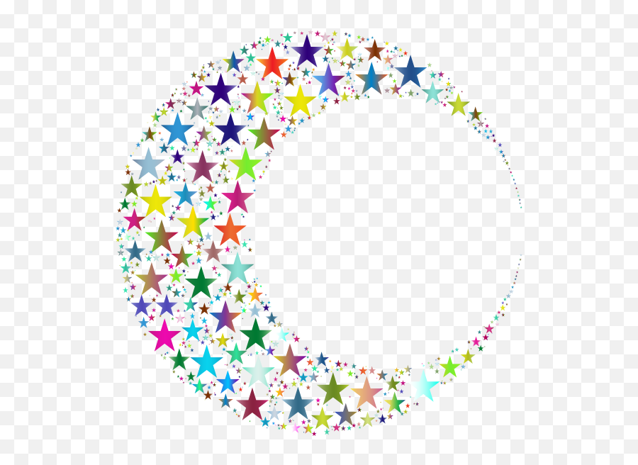 Download Crescent Moon Stars Prismatic Free Svg Crescent Moon And Stars Svg Png Crescent Moon Transparent Background Free Transparent Png Images Pngaaa Com