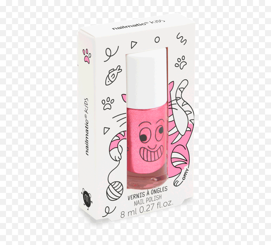 Water - Based Nail Polish For Kids Kitty Candy Pink Glitter Cocuk Ojesi Png,Pink Glitter Png