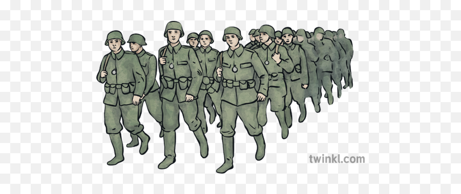 Army Illustration - Twinkl Infantry Png,Army Png