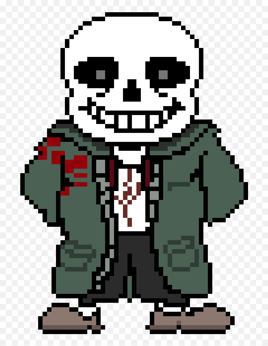 Download Sans Sprite - Sans Undertale Pixel Art Png Image Sans Undertale Png Transparent,Sans Sprite Png