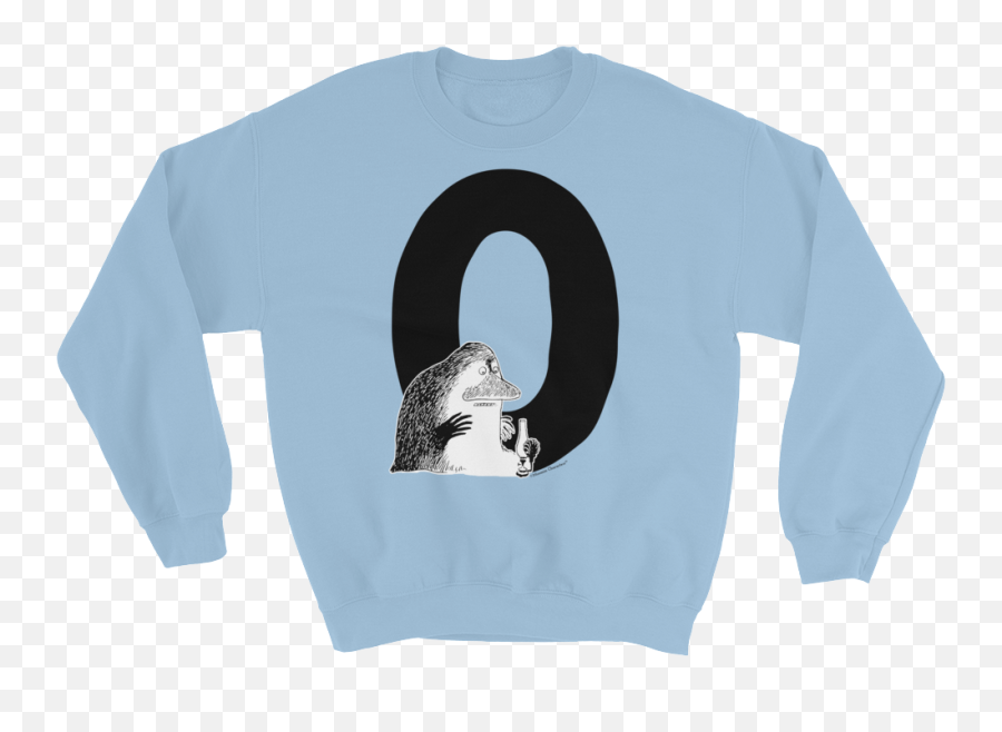 O - Moomin Alphabet Sweatshirt Feat The Groke Jhope Hope World Sweatshirt Png,Possum Transparent