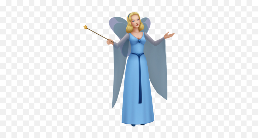 Blue Fairy - Blue Fairy Kingdom Hearts Png,Pinocchio Png