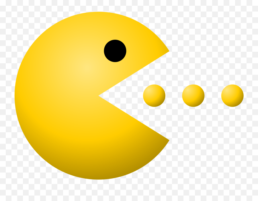 Pacman Eating Transparent Png - Pacman Png,Pacman Logo Png